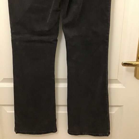 Madewell Black Gray Cali-Demi Boots Jeans Size 28T - Picture 6 of 9